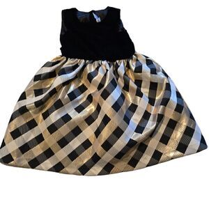 Gymboree Gold and Velvet Dress Size 6